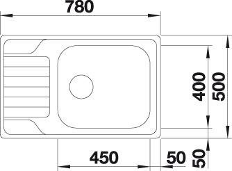 BLANCO DINAS XL 6 S Compact leštená nerez 525121