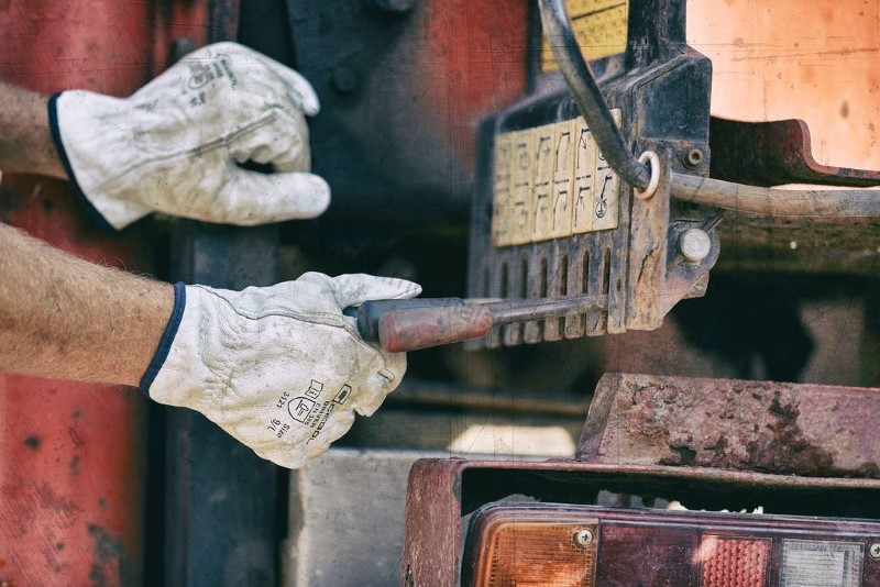 GEBOL Rukavice pracovne PREMIUM DRIVER 9 kozene