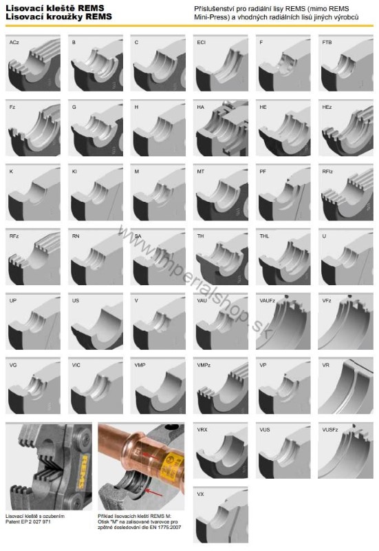 REMS Lisovacia čelusť B 26 - 570870