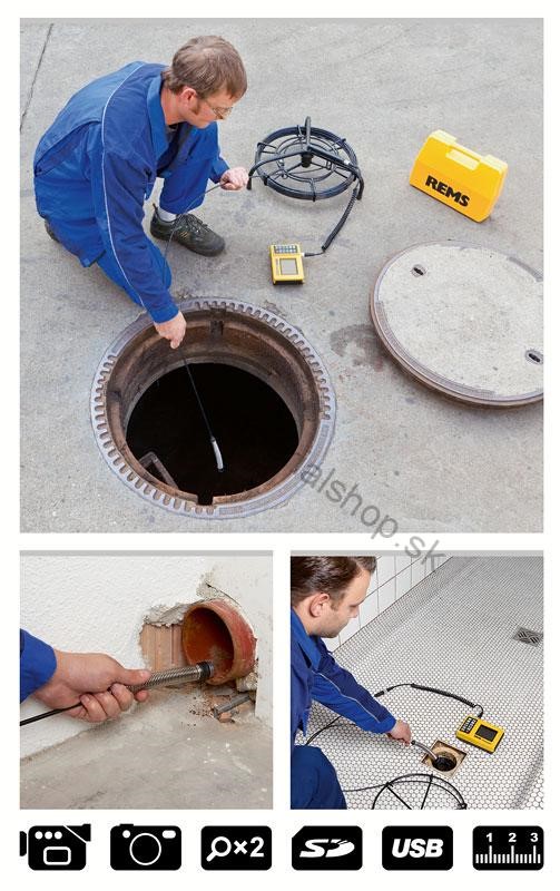 REMS Inšpekčný kamerový systém CamSys Li-Ion Set S-Color 20 H - 175007