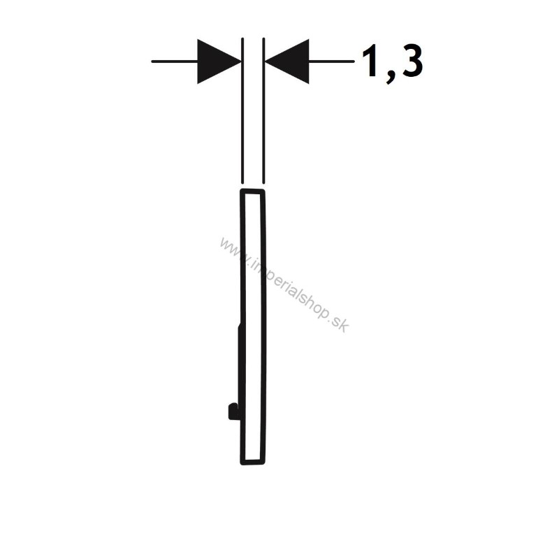GEBERIT Ovládacie tlačidlo Geberit Sigma01, pre dvojité splachovanie čierna 115.770.DW.5