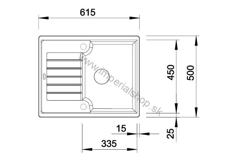 BLANCO ZIA 45 S Compact káva 524730