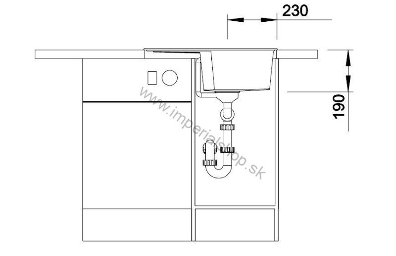 BLANCO ZIA 45 S Compact káva 524730