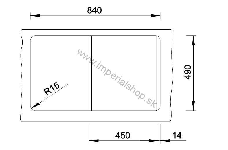 BLANCO ZENAR XL 6 S pravý, káva 523973