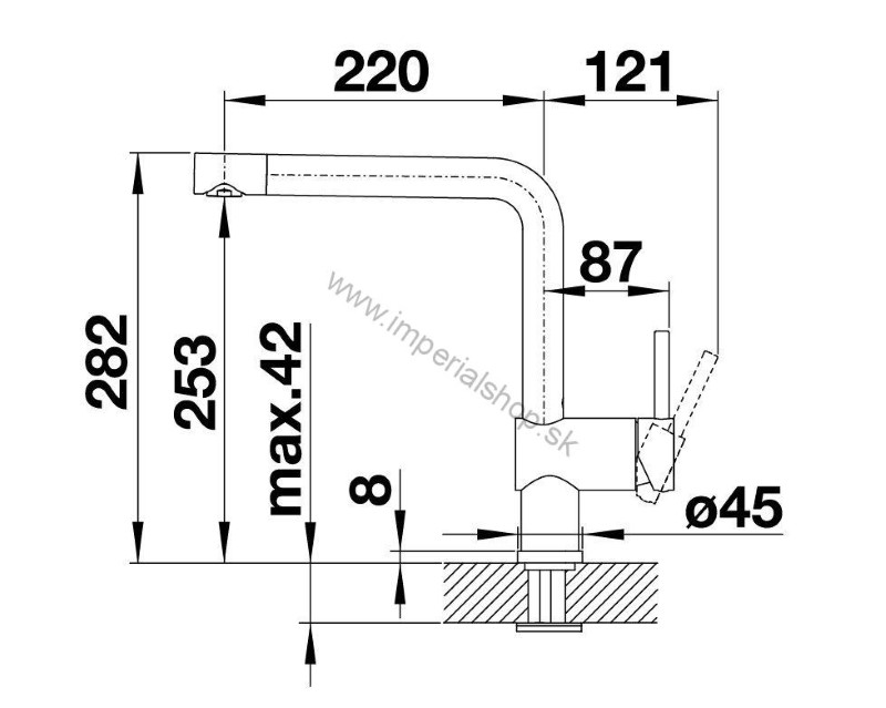BLANCO LINUS SILGRANIT®-Look biela