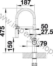 BLANCO CULINA-S Imitácia nerez