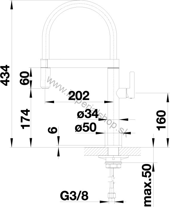 BLANCO CULINA-S Mini Imitácia nerez
