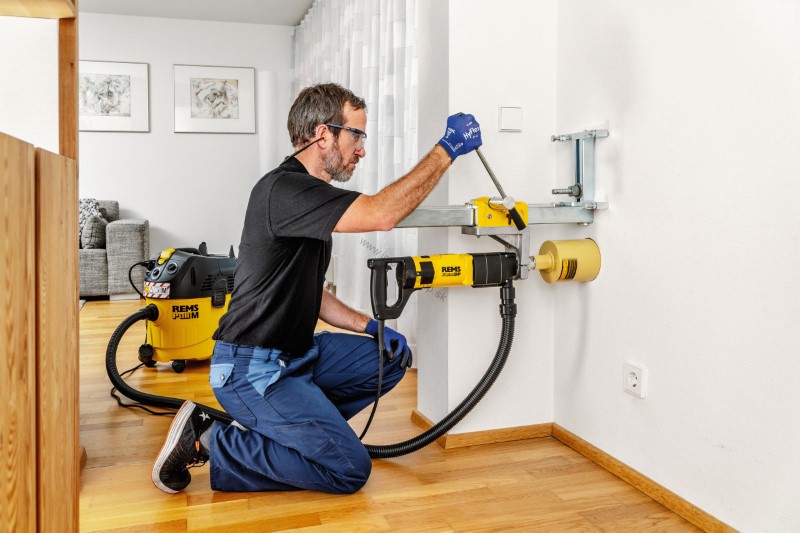 REMS Jadrová vŕtačka Picus DP do Ø 162 mm set Titan - 180035