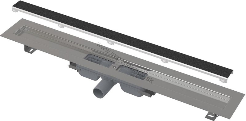 ALCADRAIN APZ115-1050 Podlahový žľab MARBLE LOW pre vloženie dlažby