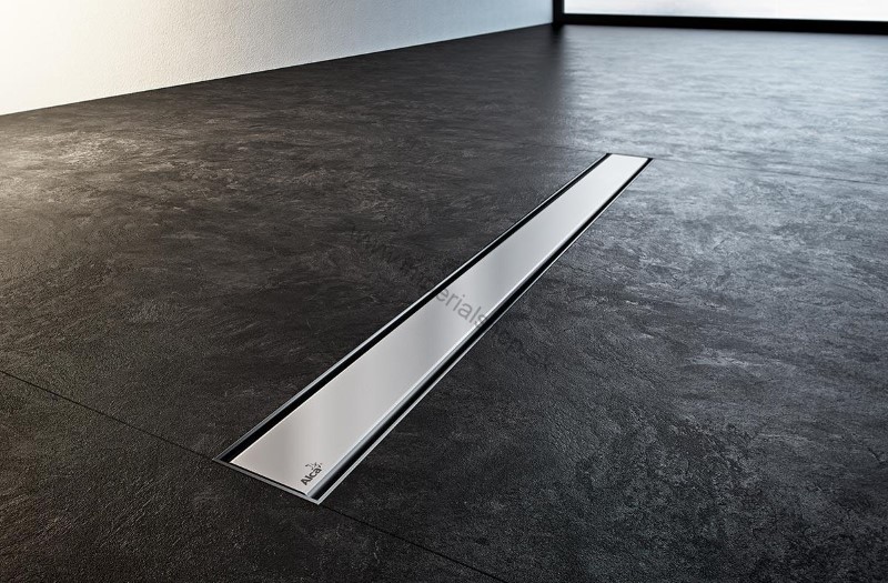 ALCADRAIN APZ13-DOUBLE9-750 Podlahový žľab pre vloženie dlažby