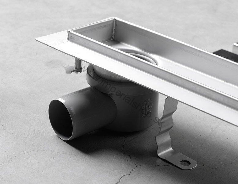 VENTO nerezový sprchový kanálik s roštom, 860x140x92 mm