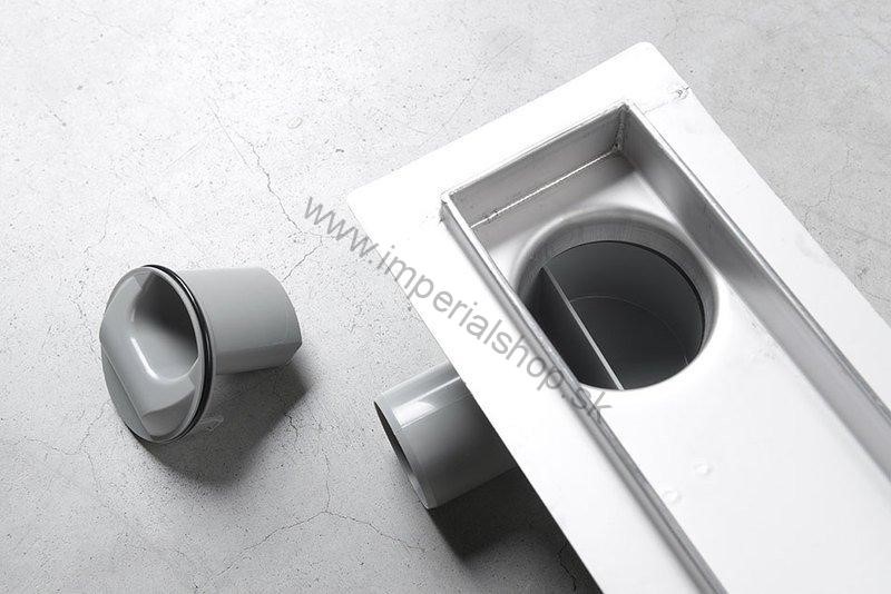 VENTO nerezový sprchový kanálik s roštom, 960x140x92 mm