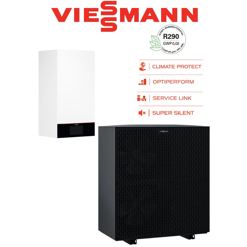Tepelné čerpadlo Viessmann Vitocal 250-A (2,6 - 12,0kW) 230V AWO-M-E-AC-AF 251.A10 2C