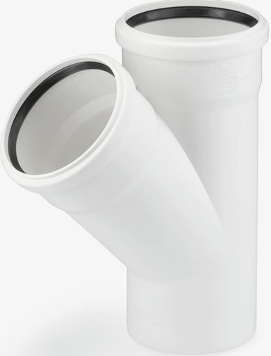 REHAU RAUPIANO HT Tichá odbočka 75/75 45°