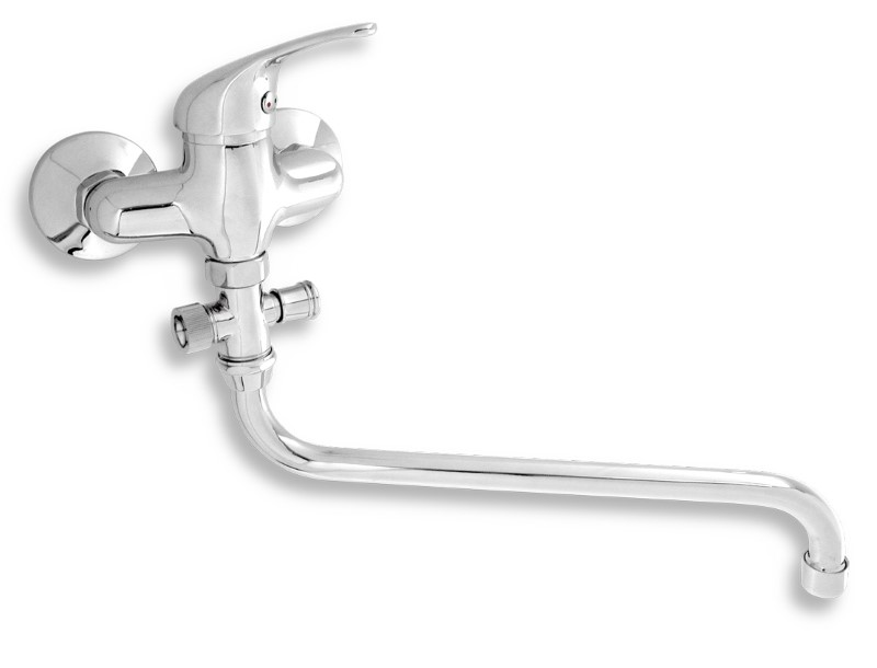 NOVA Paneláková batéria bez sprchy 100 mm Titania Iris chróm 92075/1,0