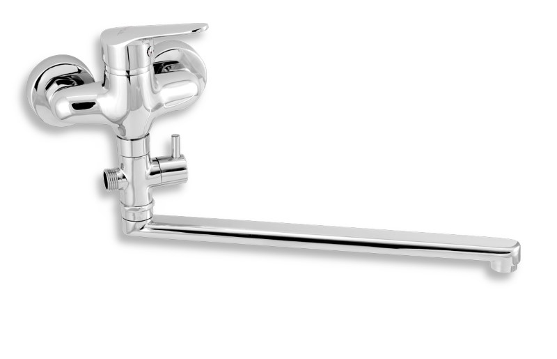 NOVA Paneláková batéria bez sprchy 100 mm chróm Titania Iris New 94473/1,0