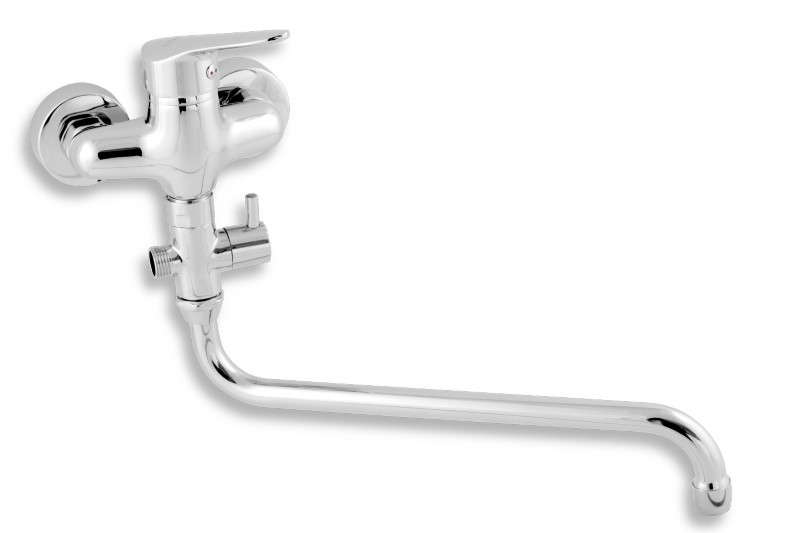 NOVA Paneláková batéria bez sprchy 100 mm chróm Titania Iris New 94475/1,0