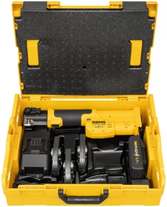 REMS Mini-Press S 22V ACC Basic-Pack + 3 čeľuste TH16+20+26 v kufri L-Boxx - 578041