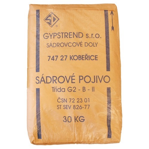 Sádra stavebná sivá 30kg