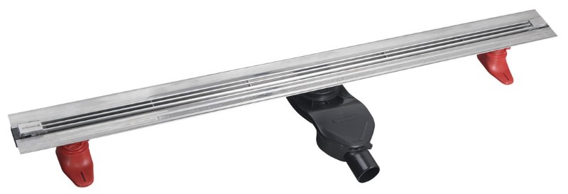 SLIM SPRING nerezový sprchový kanálik s roštom, 250-1200mm