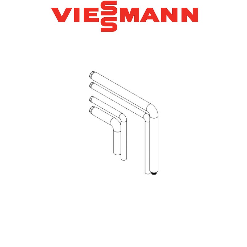 Viessmann pripojovacia sada na omietku zľava