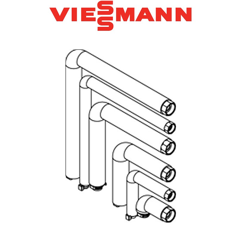 Viessmann pripojovacia sada pre TČ, montáž na omietku sprava 2C