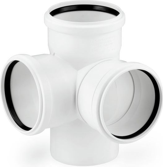 REHAU RAUPIANO HT Tiché Dvojodbočka 100/110/100 87°