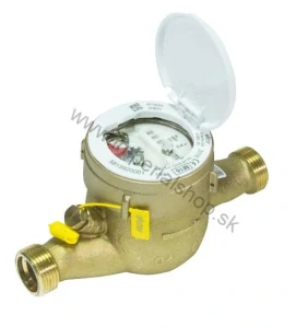 Šachtový vodomer domový M100 Q3 4m3 SV L=165mm 3/4" DN20 mokrobežný ELSTER