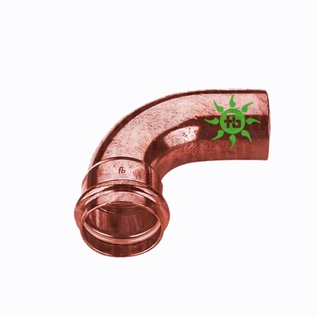 Lisovacie Cu koleno 90° 28 MF solár