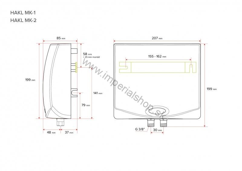 HAKL MK-2 207 + 30cm kombinovaná batéria