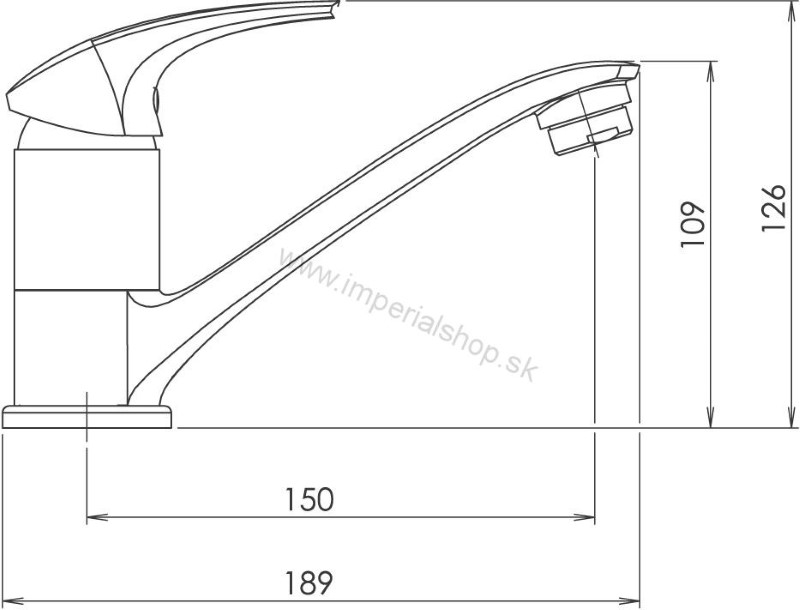 NOVA Umývadlová drezová batéria Metalia 57 chróm 57096,0