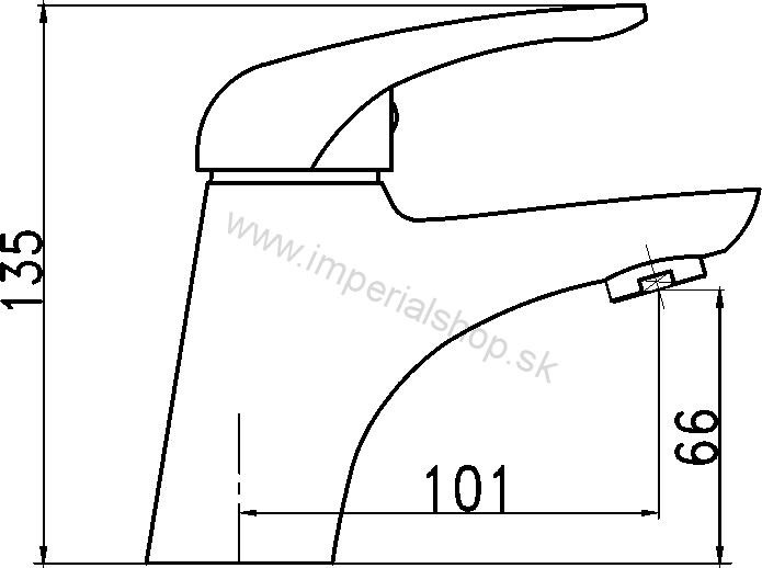 NOVA Umývadlová batéria s odpadovou súpravou 95501,0