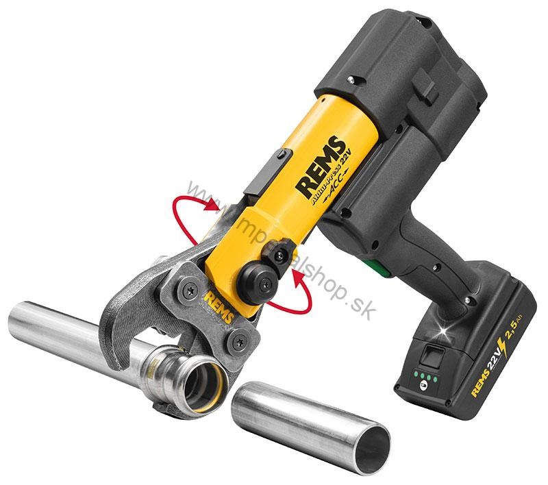 REMS Akku-Press 22V ACC Basic-Pack v plastovom kufri L-BOXX - 576011