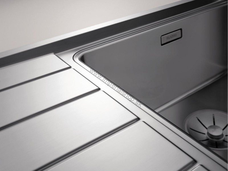 BLANCO ANDANO XL 6 S-IF s excentrickým ovládaním, hodvábny lesk, vanička vpravo 522999