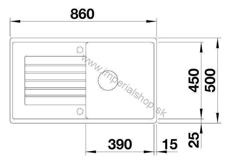 BLANCO ZIA 5 S káva 520519