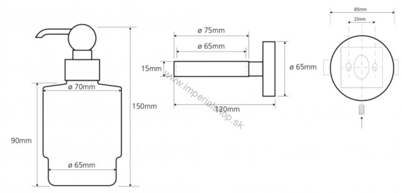 BEMETA RETRO 2 Dávkovač mydla 144209108