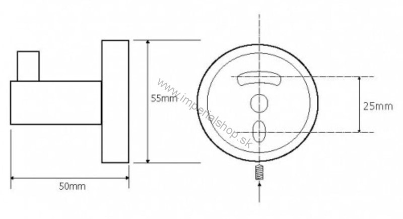 BEMETA OMEGA Vešiačik 104106022