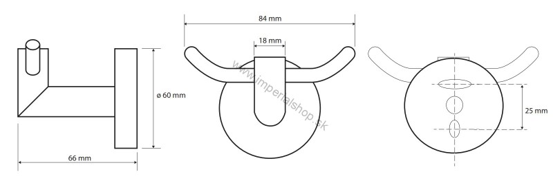 BEMETA OMEGA Vešiačik dvojitý 104206032