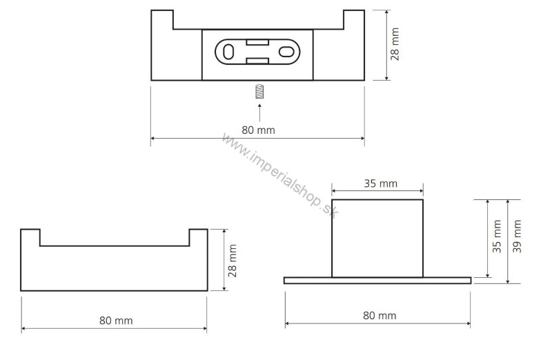 BEMETA NERO Vešiačik dvojitý 135006030