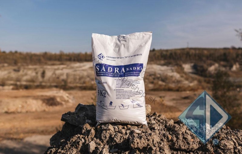 Sádra stavebná sivá 5kg
