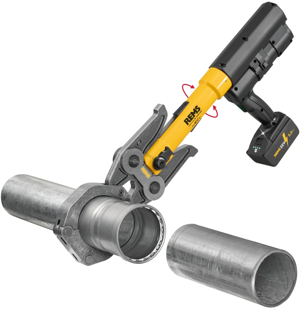 REMS Akku-Press XL 45 kN 22 V ACC Basic-Pack Z7 elektrická lisovačka v kufri L-Boxx - 579014