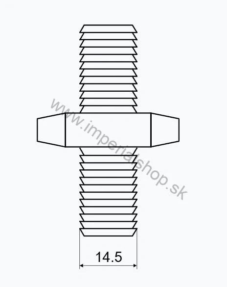 K-278 d13 x 3/4" Spojka hadicová