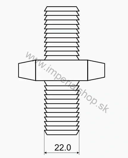 K-278 d20 x 1" Spojka hadicová DN20