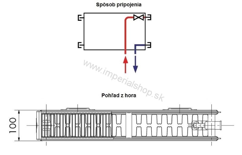 KORADO Radiátor 22VKM8 900/1000