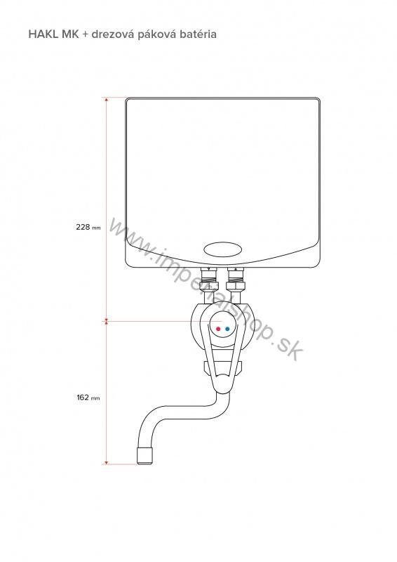 HAKL MK-2 207 + 30cm drezová batéria páková
