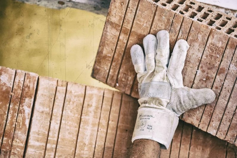 GEBOL Rukavice pracovne WORKER 10.5 kozene