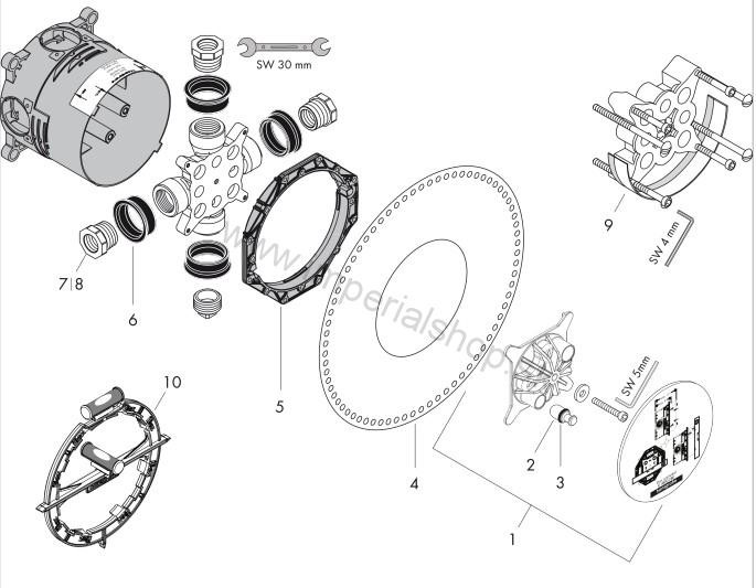 HANSGROHE iBox základné teleso univerzál 01800180