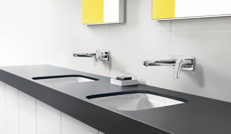 HANSGROHE Logis Páková umývadlová batéria pod omietku, montáž na stenu, s výtokom 19,5 cm 71220000