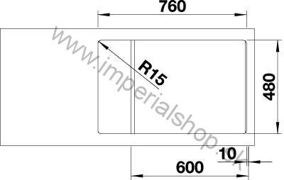 BLANCO ZIA XL 6 S Compact káva 523282