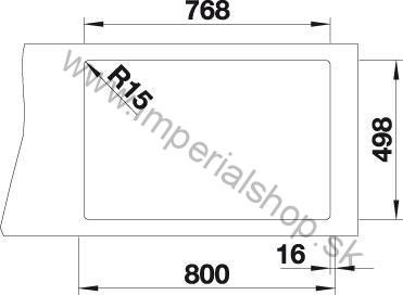 BLANCO ETAGON 8 s posuvnými koľajničkami
